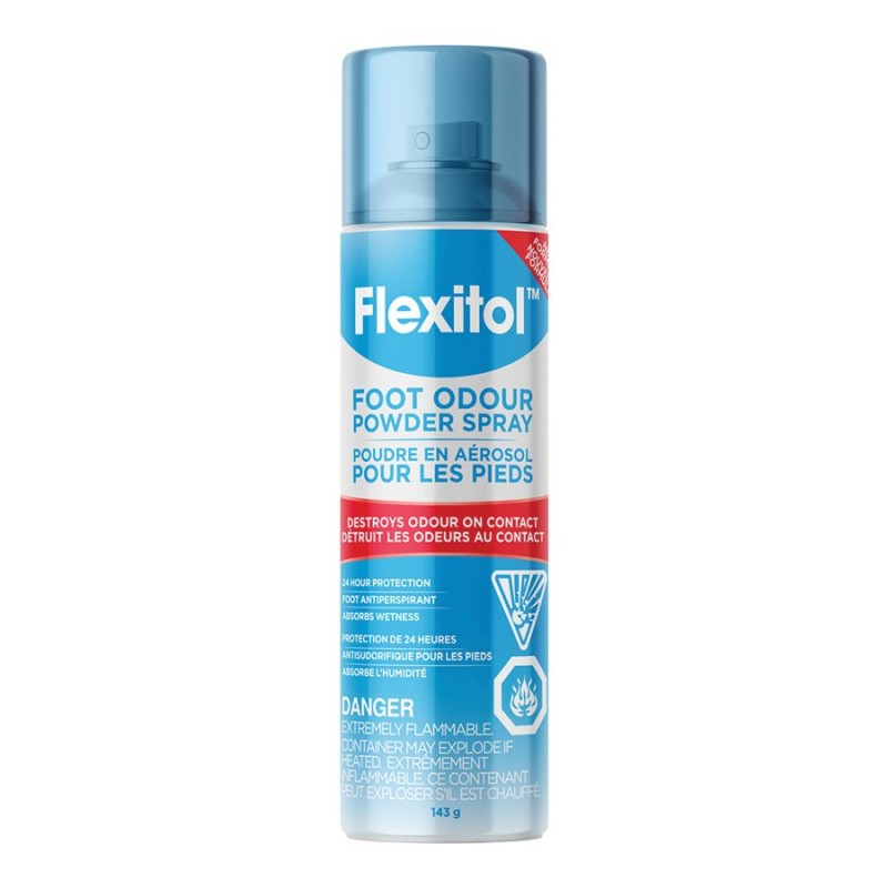 Flexitol Foot Odour Powder Spray - 143g