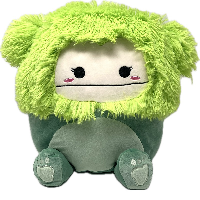 Squishmallow 12 Inch Bren the Green Bigfoot Limited Plush Toy