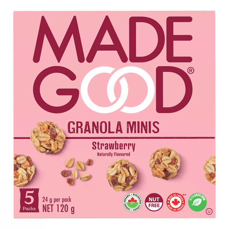 Made Good Granola Minis - Strawberry - 5PK/120g