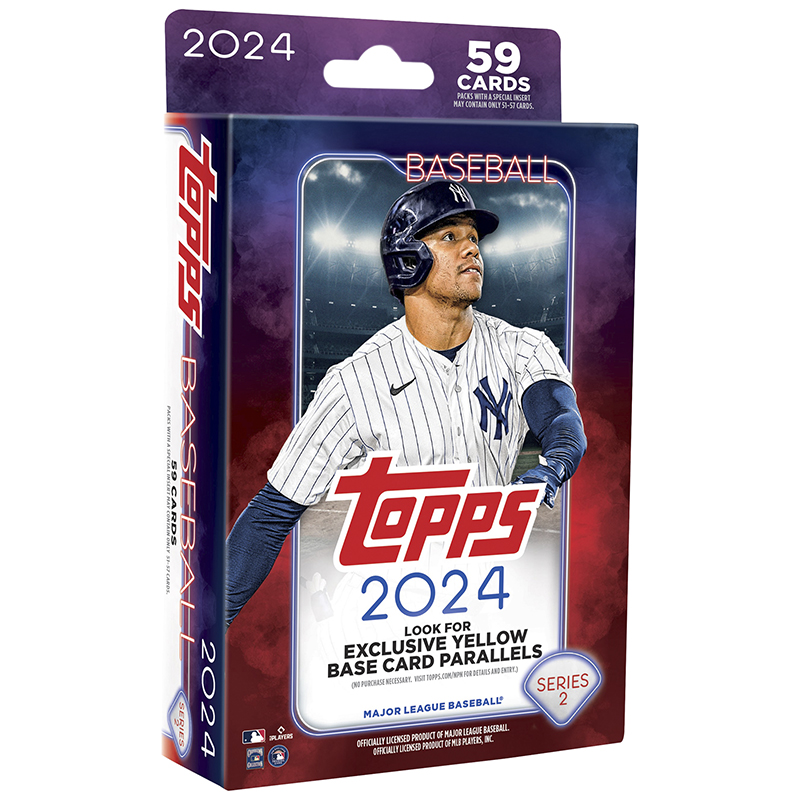 2024 Topps MLB Series 2 Baseball Trading Card Hanger Pack - 59 Cards