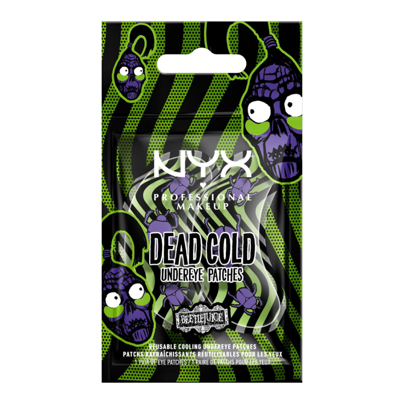 NYX Professional Makeup Beetlejuice Dead Cold Reusable Cooling Undereye Patches - 1 pair