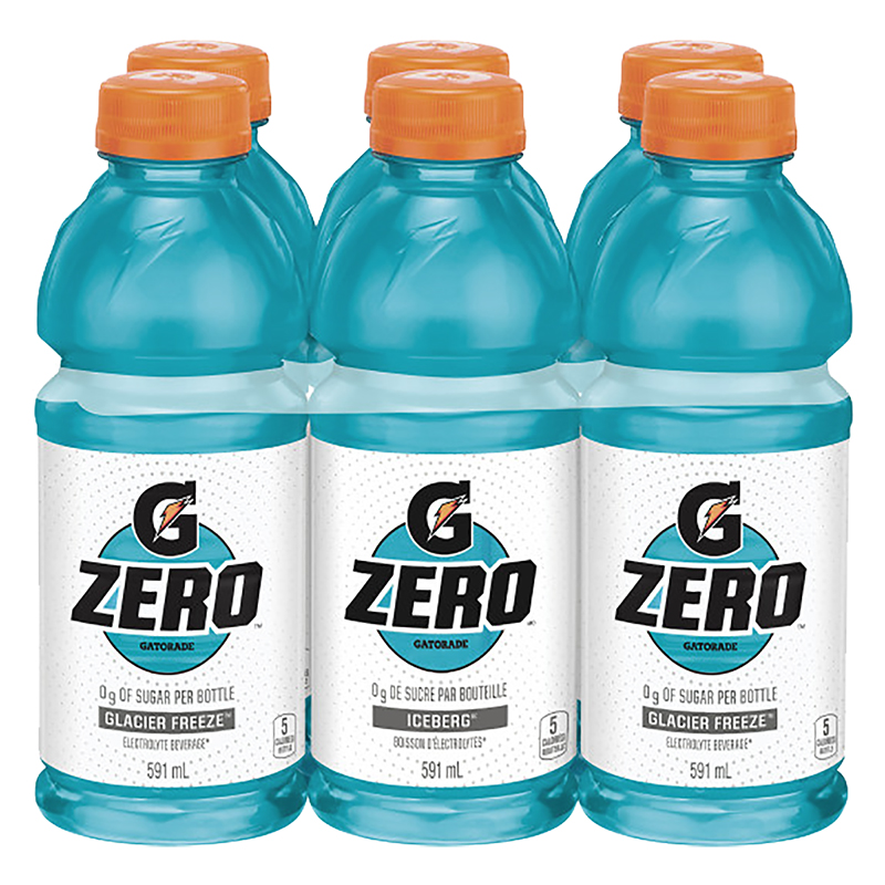 Gatorade Zero Glacier Freeze - 6x591ml