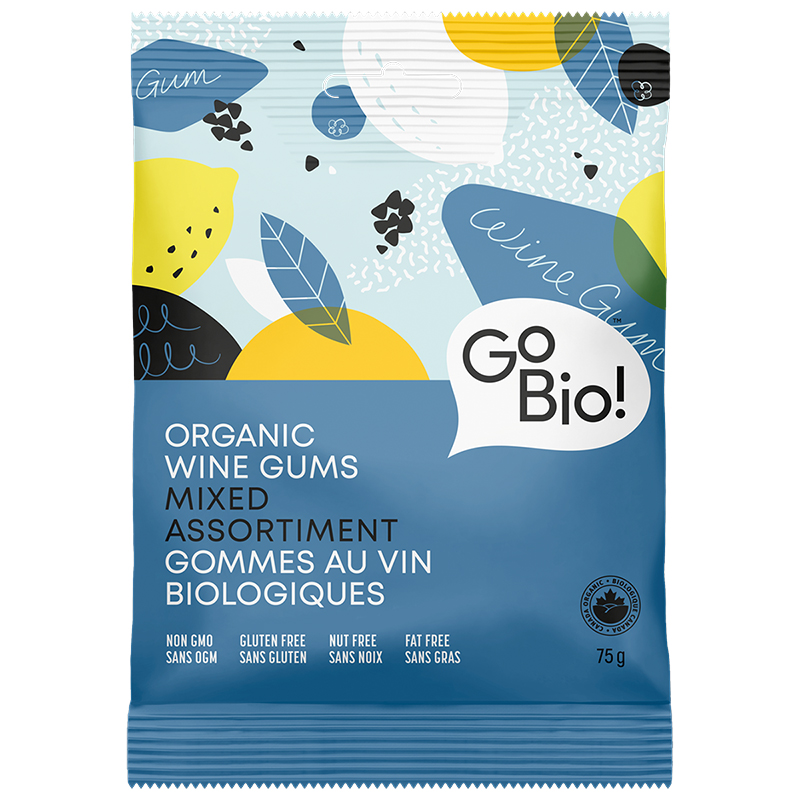 GoBio! Organic Wine Gums - 75g