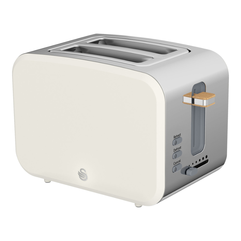 Swan Nordic 2-Slice Toaster - Cotton White - ST14610WHTN