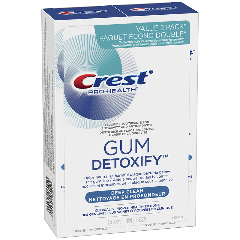 Crest Pro Health Gum Detoxify Deep Clean 2 X 90ml London Drugs