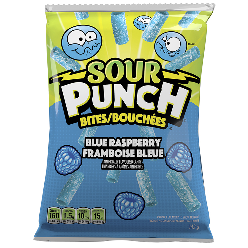 Sour Punch Bites - Blue Raspberry - 142g