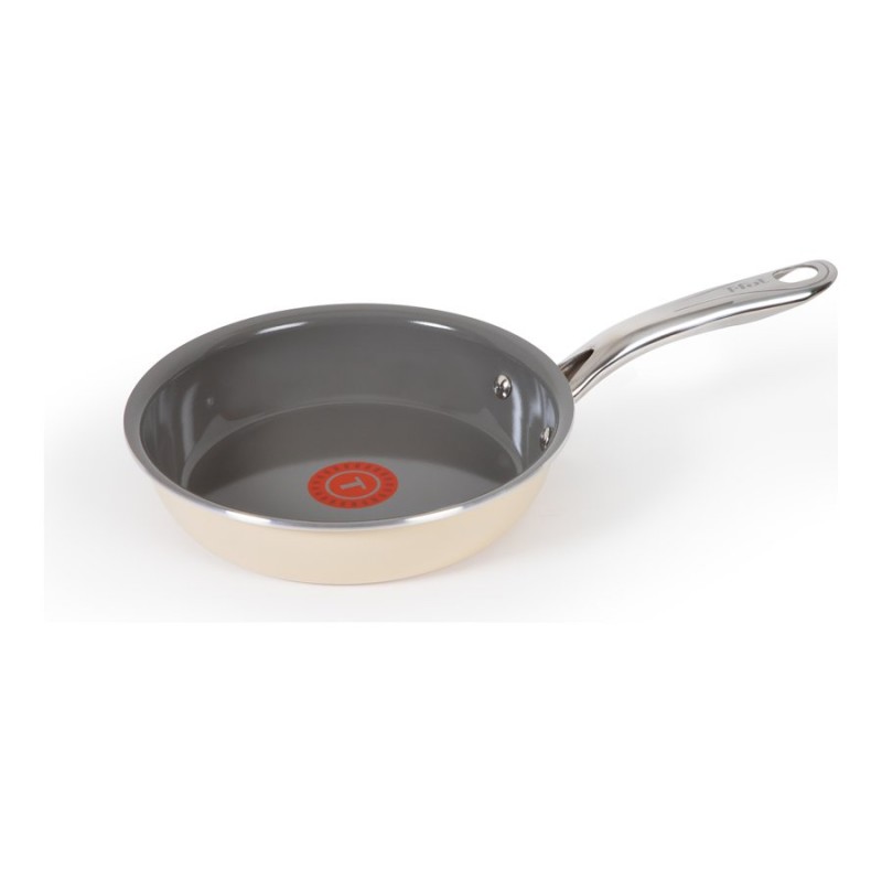 T-Fal Ceramic Excellence Frying Pan - Blush