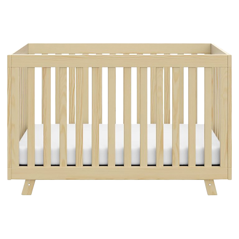 baby crib natural wood