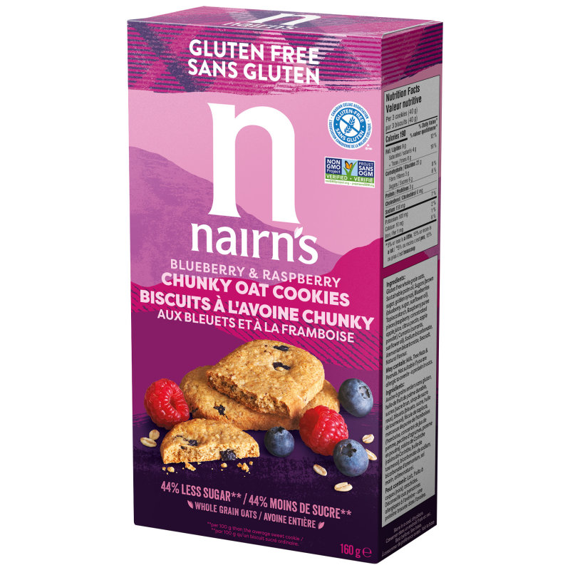 Nairns Chunky Oat Blue Raspberry - 160g