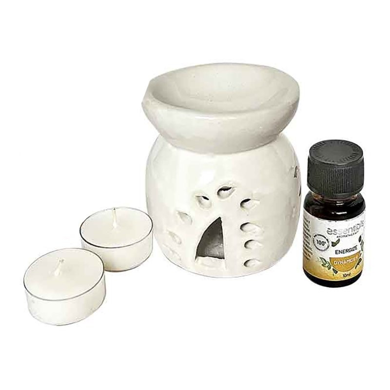 Essentials Aromatherapy Candle Diffuser Kit - Energize