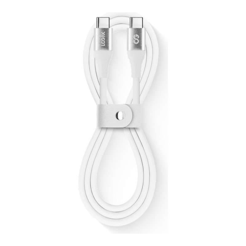 LOGiiX Vibrance USB-C to USB-C Cable - White - 1m