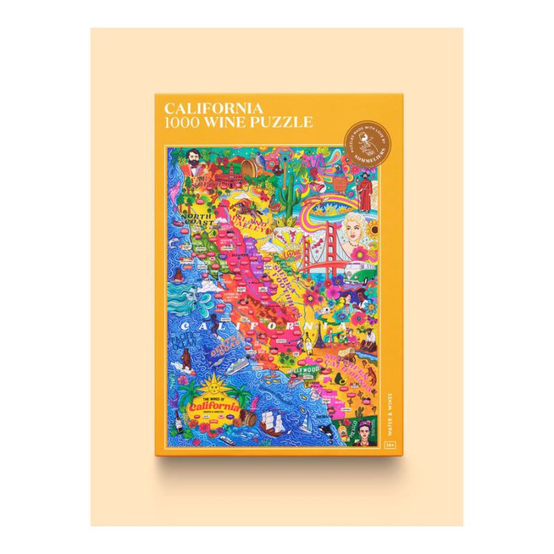 Water & Wines California Puzzle - 1000 pieces