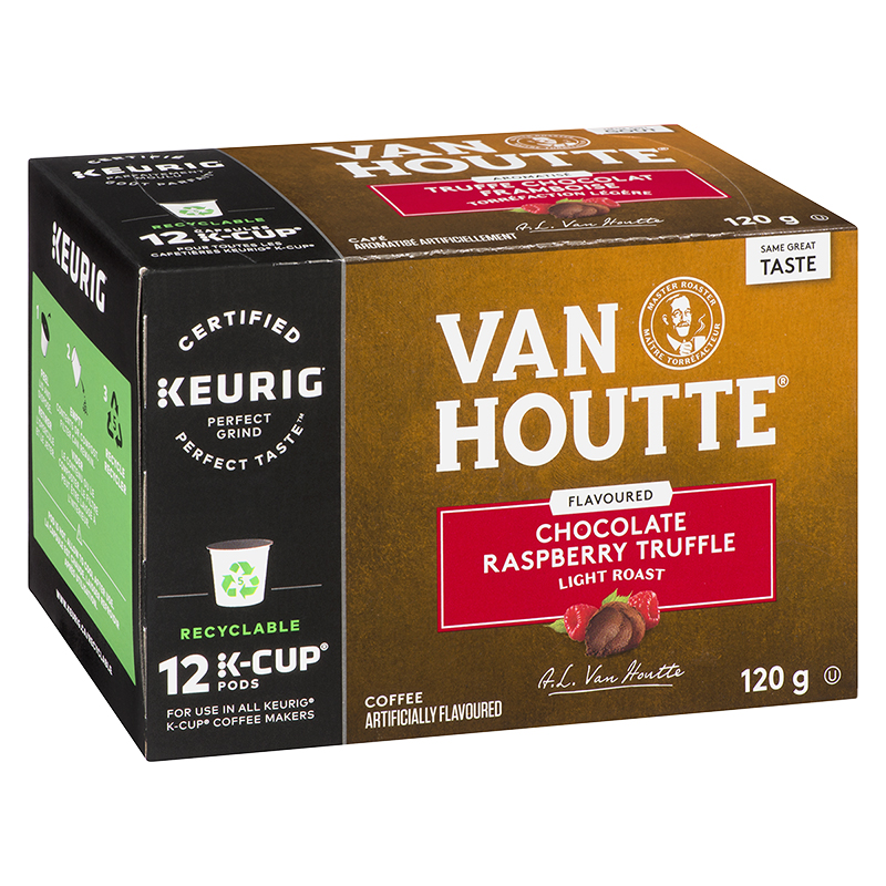 K-Cup Van Houtte Coffee - Chocolate Raspberry Truffle - 12 Servings