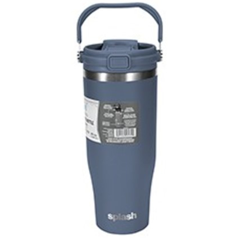 Splash Stainless Steel Vacuum Insulated Mug with Carry Handle - Assorted - 40oz