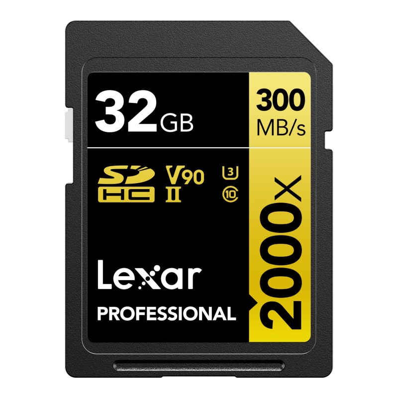 Lexar Professional 2000x Flash Memory Card - 32GB - LSD2000032G-BNNNU
