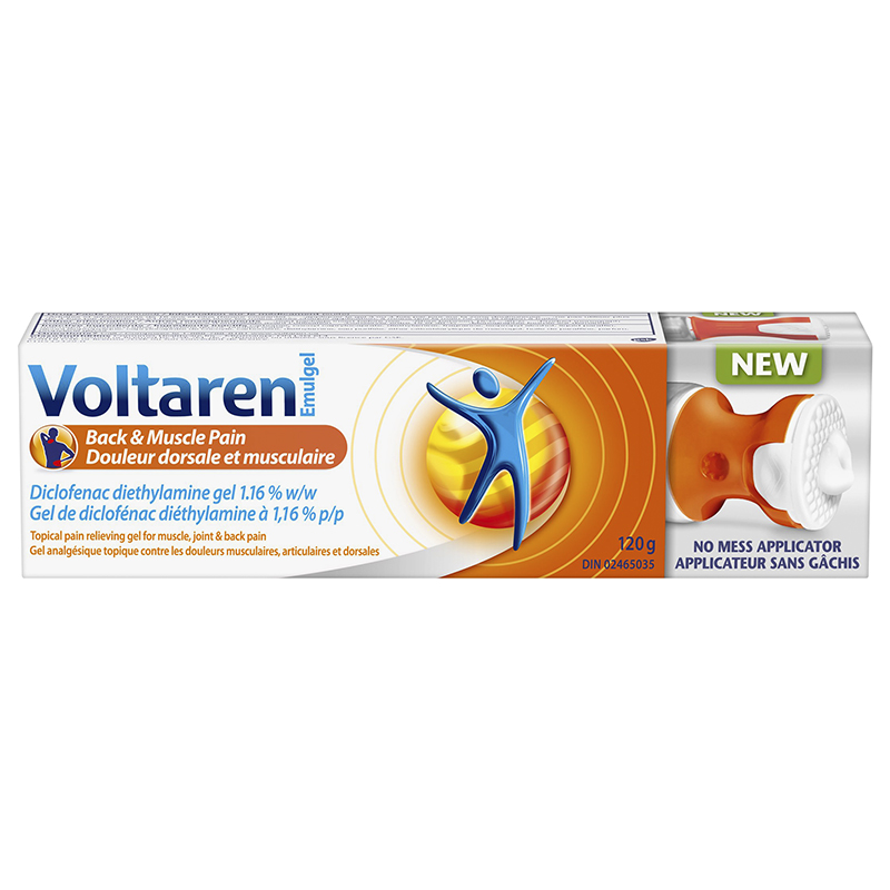 Voltaren Emulgel Back & Muscle Pain Topical Pain Relieving Gel - 120g