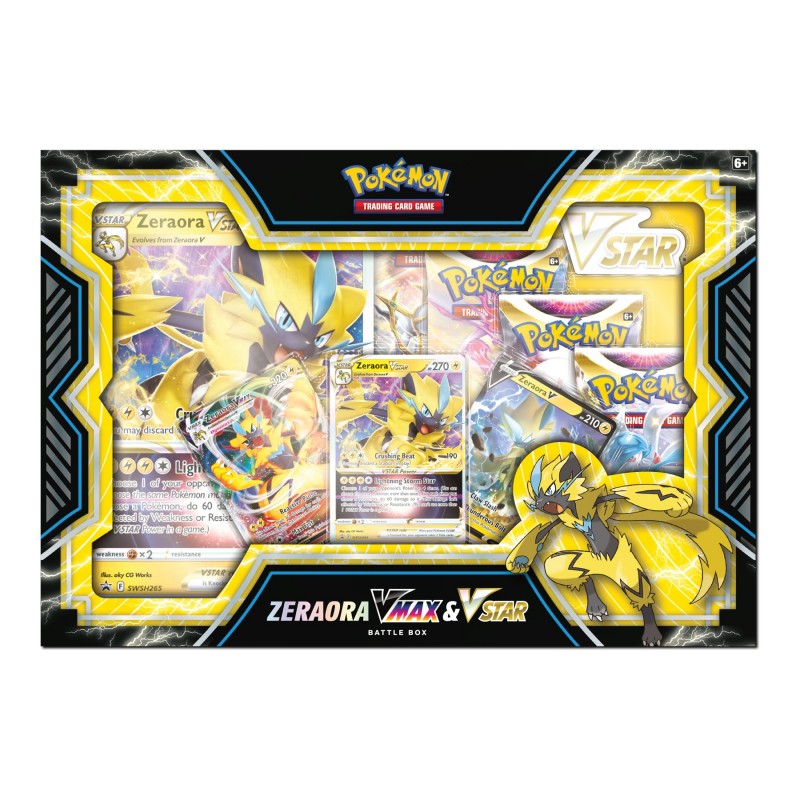 Pokémon Trading Card Game: Deoxys/Zeraora VMAX & VSTAR Battle Box