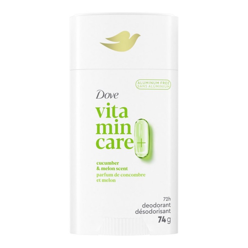 Dove Vitamin Care + Deodorant - Cucumber & Melon - 74g