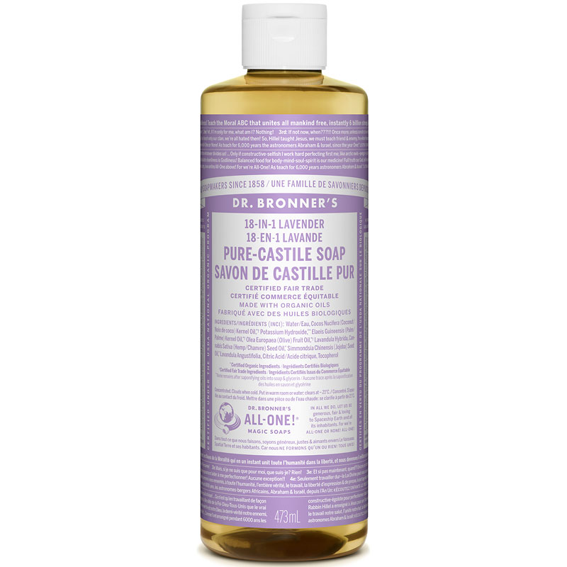 Dr. Bronner's 18-IN-1 Pure-Castile Liquid Soap - Lavender