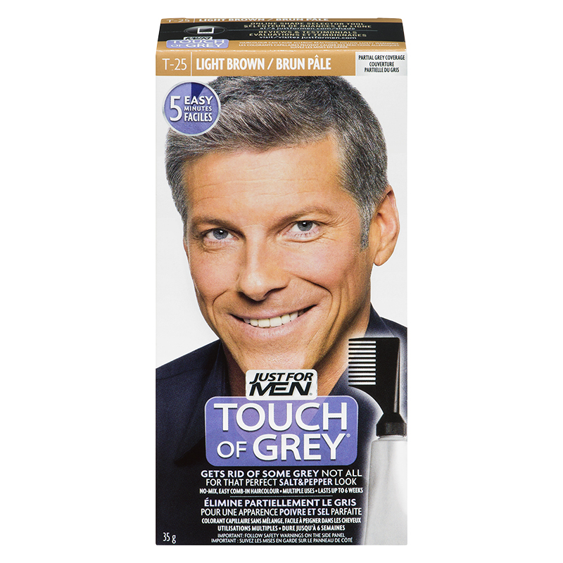 Just For Men Touch Of Grey Hair Colouring Light Brown