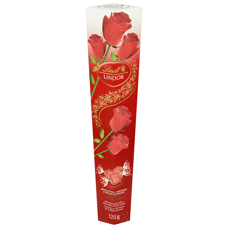 Lindt Lindor Long Stem Rose Chocolate - 120g