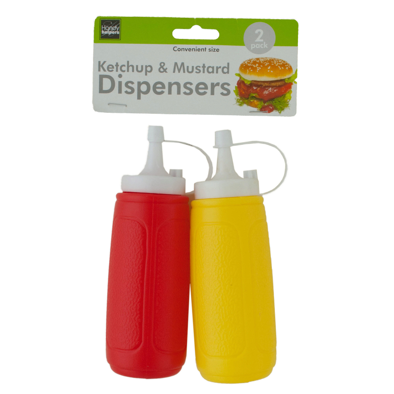 Ketchup & Mustard Dispenser - Red/Yellow