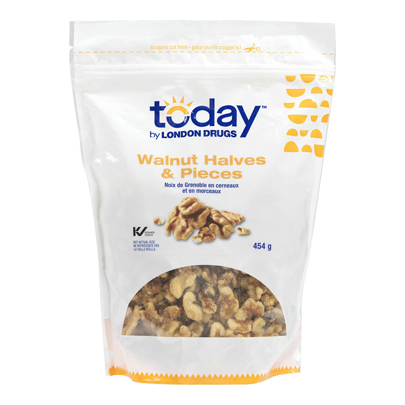 Today by London Drugs - Walnuts - Halves And Pieces - 454g