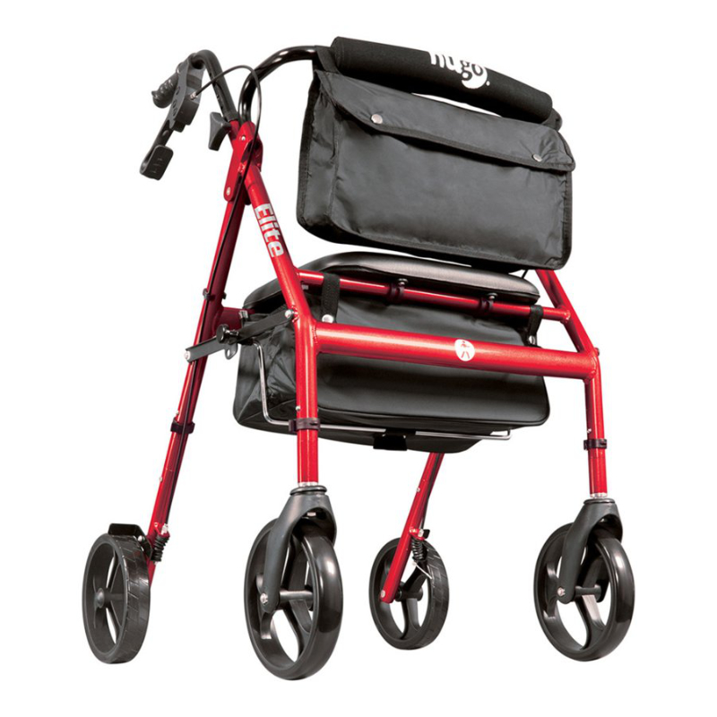 Hugo Elite Rollator - Red - 700-961