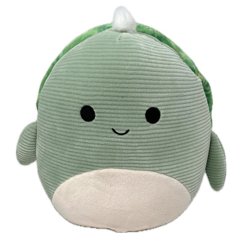 Squishmallows Stuffed Sea Squad Corduroy Animal Plush Toy - Barnes Turtle - 8 Inch