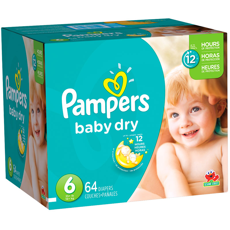 PAMPERS SIZE 6 BABY DRY PANTS CARRY PACK OF 19pcs
