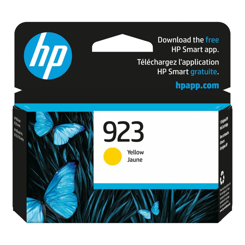 HP 923 Ink Cartridge - Yellow - 4K0T2LN