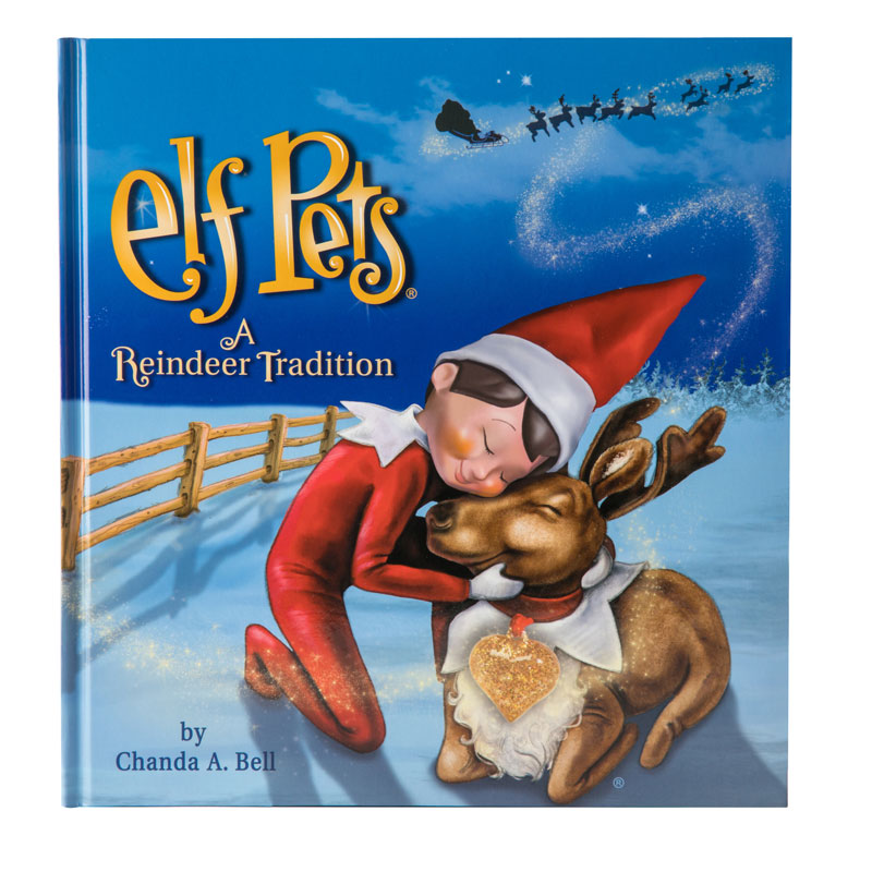 Elf on the Shelf Pets a Reindeer Tradition