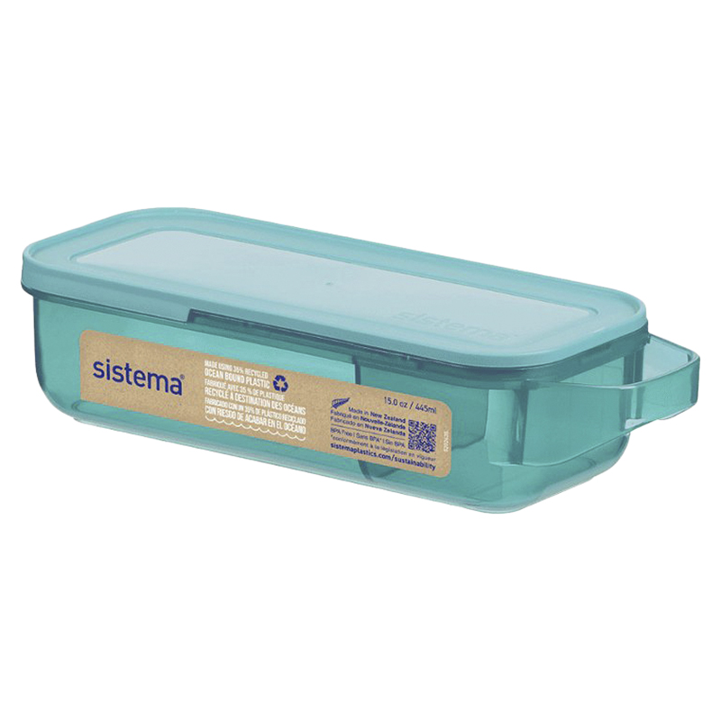 Sistema SLIDE 'N' SNACK Lunch Box - Assorted - 445ml