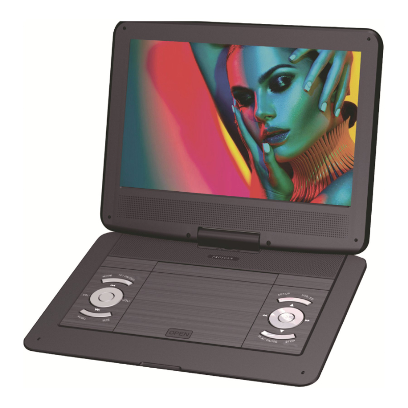 PROSCAN Portable 13.3in DVD Player - PDVD1332