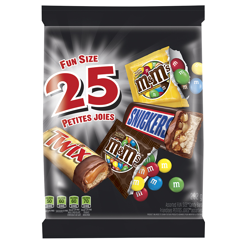 Mars Assorted Fun Size Candy Bars - 25s