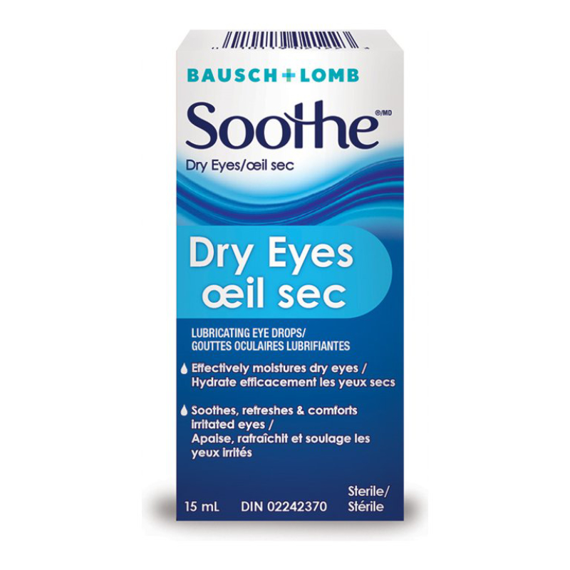 Bausch + Lomb Soothe Dry Eyes Drops - 15ml