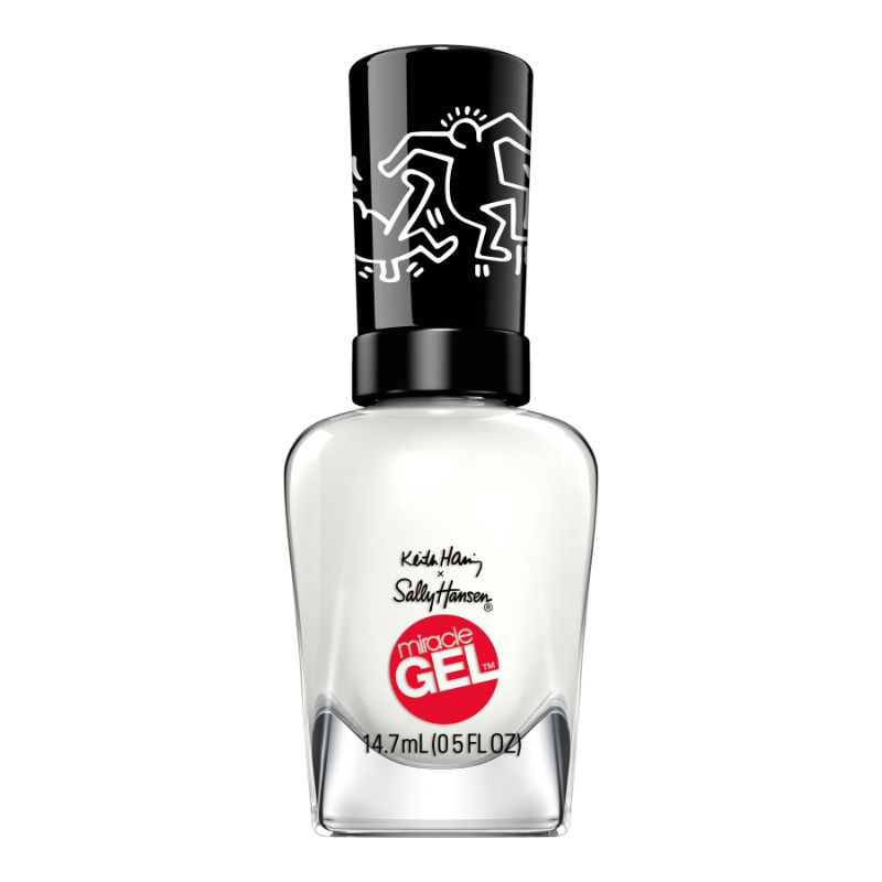 Sally Hansen Miracle Gel Keith Haring Nail Polish - Blanc Canvas (918)