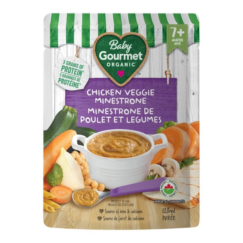 Baby Gourmet Meals Baby Food - Chicken Minestrone - 128ml