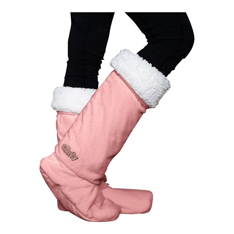The Comfy Feet Slipper Socks - Blush 