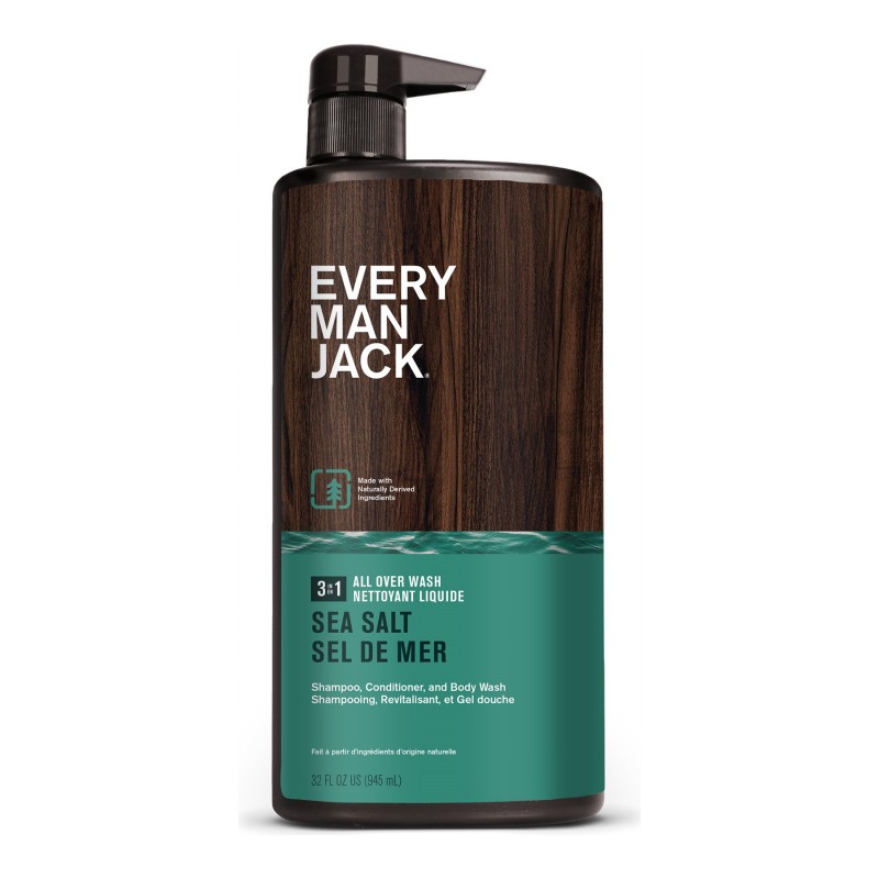 Every Man Jack 3 in 1 All Over Wash - Sea Salt - 945ml