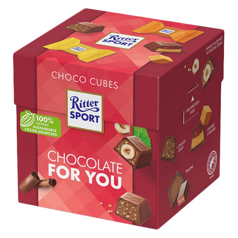 Ritter Sport Choco Cubes - Chocolate For You - 176g / 22 piece