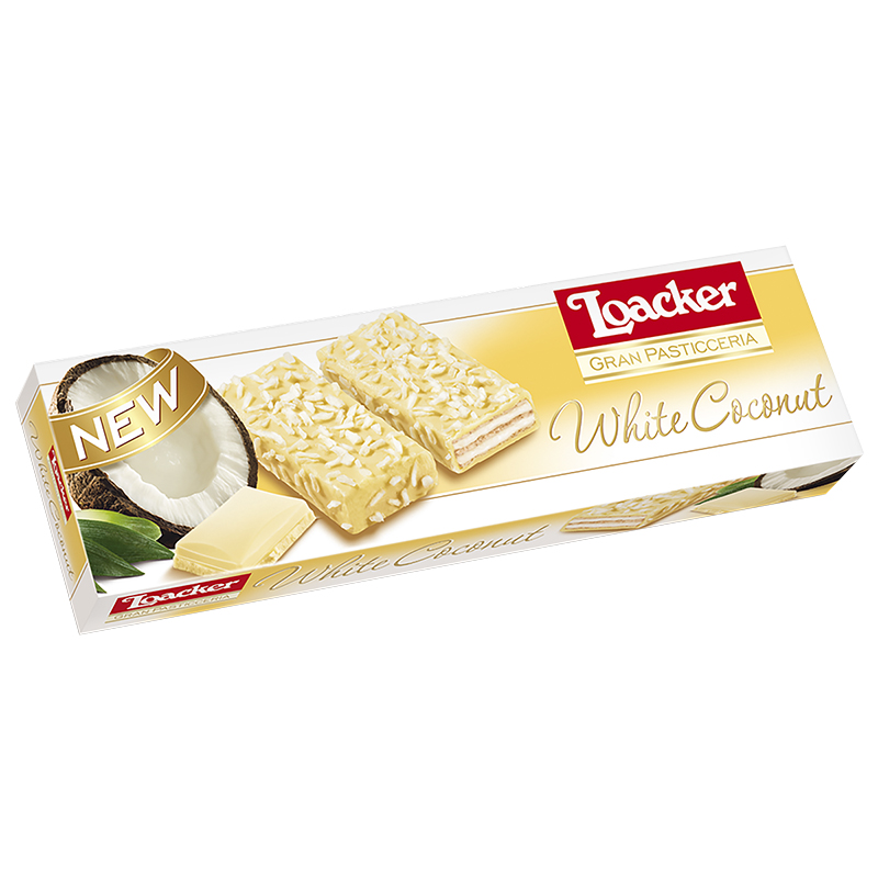 Loacker Gran Pasticceria Pattisserie - White Coconut - 100g