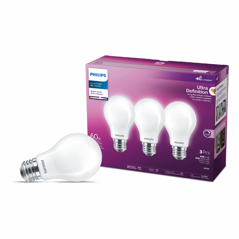 Philips Performance A19 LED Light Bulb