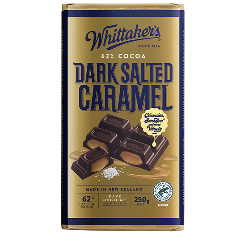 Whittaker's Dark Chocolate - Salted Caramel - 250g