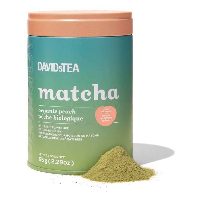 DAVIDsTEA Matcha Powder - Organic Peach - 65g