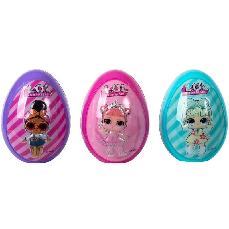 L.O.L. Surprise! 3D Embossed Easter Egg - Assorted - 10g