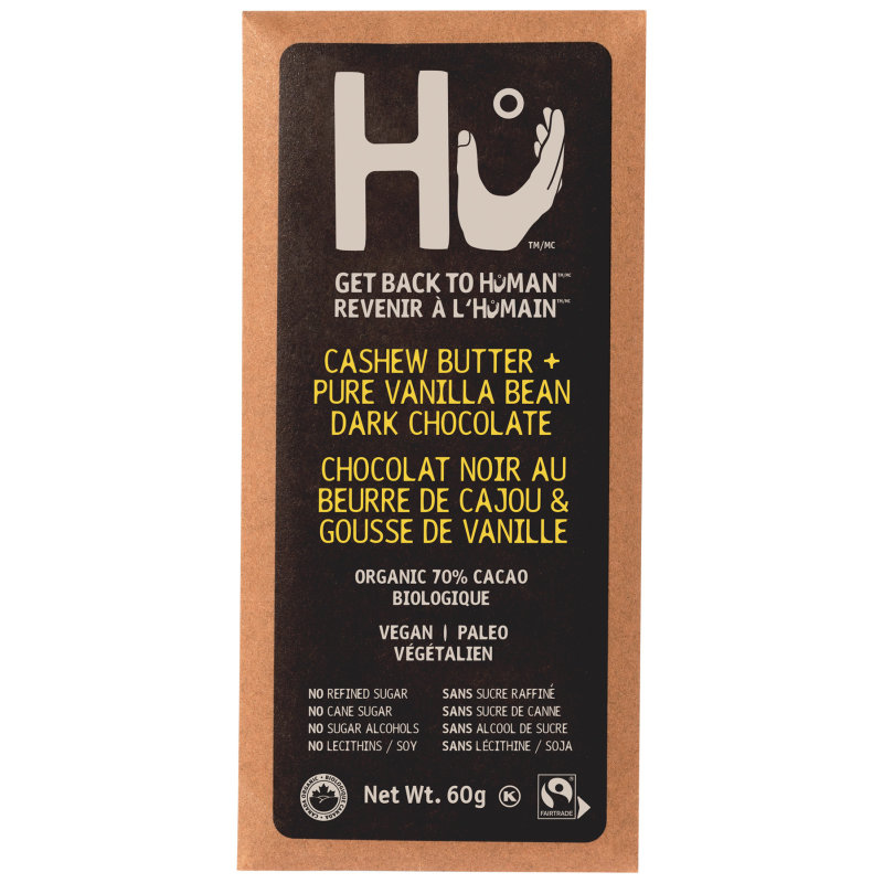 Hu Cashew Butter + Pure Vanilla Bean Dark Chocolate Bar - 60g