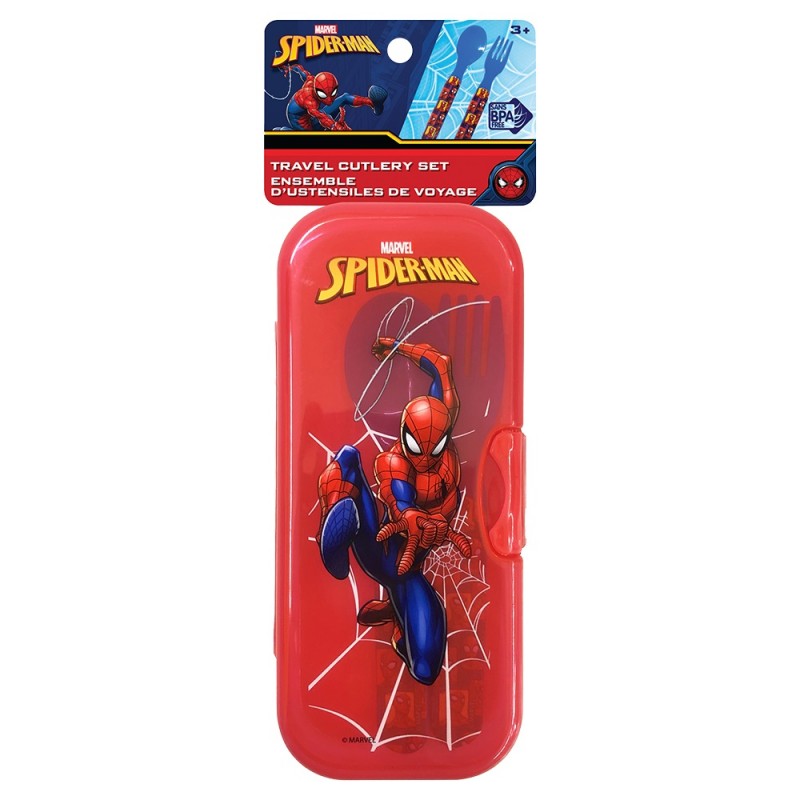 Marvel Spider-Man Travel Cutlery Set - 3 piece