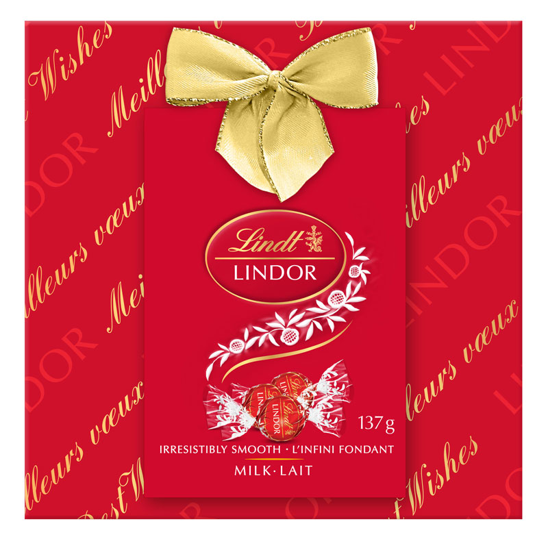 Lindor Xmas Gift Box - Milk Chocolate - 137g