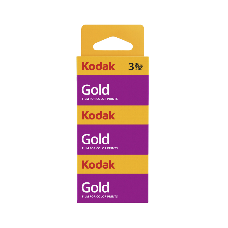 Kodak Gold 200 Color Negative 136 Film - 36 Exposures / 3 pack